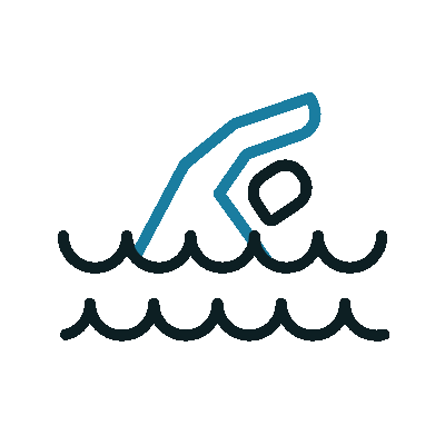 663 swimming outline1